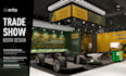 do trade show design, exhibition stand and realistic render