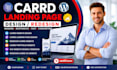 redesign carrd website design carrd landing page redesign carrd, carrd portfolio