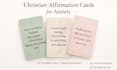 design christian affirmation cards scripture flashcards prayer journal 3d mockup