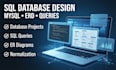 create sql databases, queries, er diagrams, and database projects