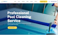 build wix pool service website pool cleaning maintenance service website