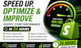 speed up, optimize and improve shopify store performance in 24 hours