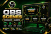 create professional obs scenes, overlays, and stream alerts