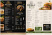 create a modern and elegant menu design