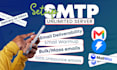 setup ai instantly, smartlead, setup cold email warm up, outreach, smtp server