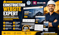build wordpress website for construction companies,  contractors and agencies