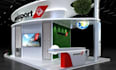 create exhibition stand, stall, 3d trade show booth design