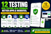 12 testing google play testers website testing android app testing qa testing
