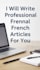 write SEO optimized french articles and blog posts