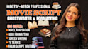 be scriptwriter, write movie script, screenplay screenwriting script editing