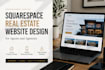 design squarespace real estate website for agents