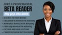 romance beta reader fantasy beta reader ya novel beta reader thriller beta