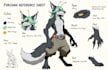 create a custom furry and fursona reference sheet