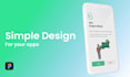 design a simple mobile app UI UX design