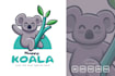 create a vintage koala logo with a professional look