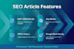 write SEO blog and humanize ai content