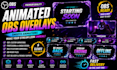 create animated obs stream overlays and alerts