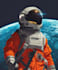 create high quality outer space astronaut illustration