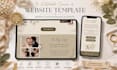 design editable canva wedding website with rsvp in canva
