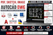 draw architectural floor plans, elevations and sections