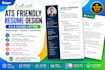 create an ats friendly resume, CV, cover letter