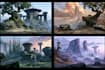 create fantasy environment concept art