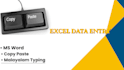 provide data entry copy paste ms word and malayalam typing