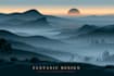 draw a flat vector landscape illustration