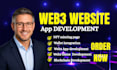 build responsive web3 dapp, website, token, nft and blockchain game