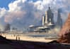 create professional sci fi concept art and environment design