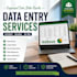 do accurate data entry, copy paste and web research