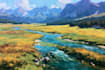 make oil painting landscape