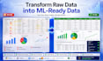 clean, preprocess, and prepare your dataset for machine learning using python