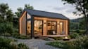 design 3d tiny house, small house, adu, cabin, prefab modular home