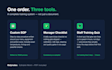 create a custom sop operations manual, staff checklist, and training quiz