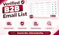 build targeted b2b email lists and prospect lists