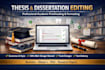 edit your thesis, dissertation, and research paper apa mla