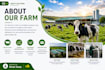 design a professional dairy farm powerpoint presentation