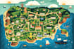 design a vector map illustration