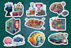 create professional typography for stickers and labels