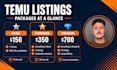 create and optimize your temu product listings with seo research