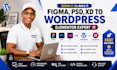 convert figma to wordpress, psd to wordpress, xd to elementor