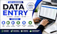 accurate data entry, copy paste, web research