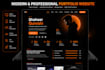 design and develop a modern portfolio website