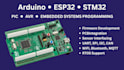 program arduino esp32 stm32 pic avr microcontrollers and embedded systems