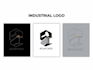 create a unique industrial and manufacturing logo design