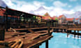 cozy stylized low poly 3d game environment ue5 level design 3d game map 3d asset