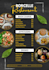professional restaurant menu design for print and digital