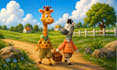 3d children book illustration