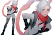 create retro style anime style character illustrations